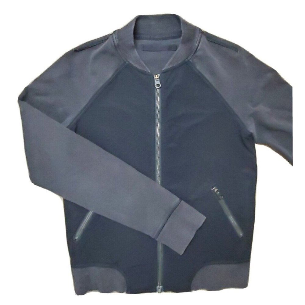 Lululemon Women Raglan 4 Black Athletic Lightweight Jacket Full Zip Pockets